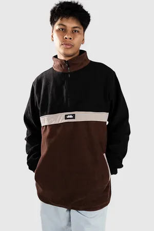 Blue Tomato 1/4 Placket Sweater choc