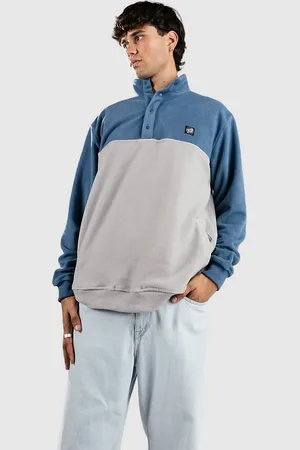 Santa Cruz Opus Dot Label Polar Fleece Sweater stone grey