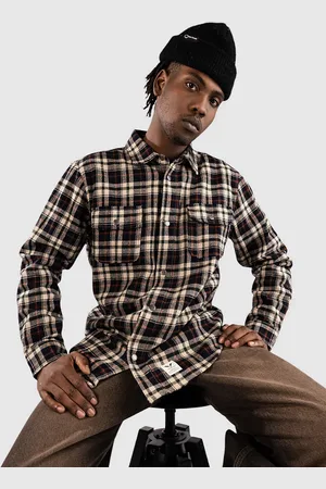 Fat Moose Adrian Check Shirt ecru
