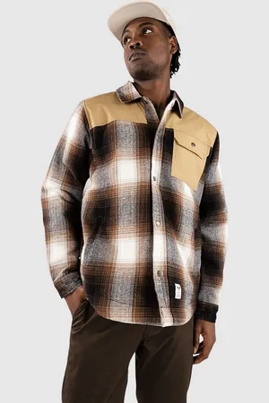 Fat Moose Adam Shirt brown check