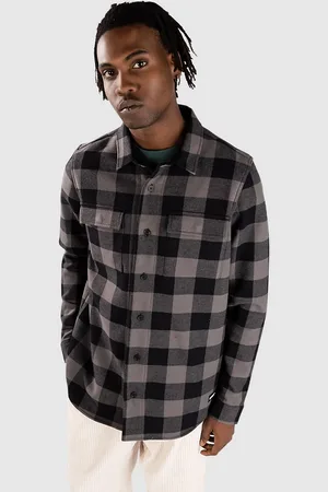 Oakley Bear Cozy Flannel Shirt grey check