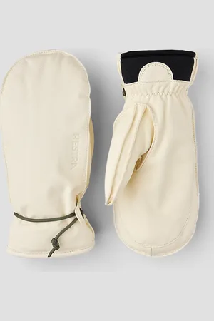 Hestra Wakayama Mittens almond white