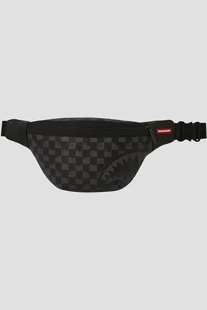Sprayground Hangover Grey Check Savvy Cross-Body Bag