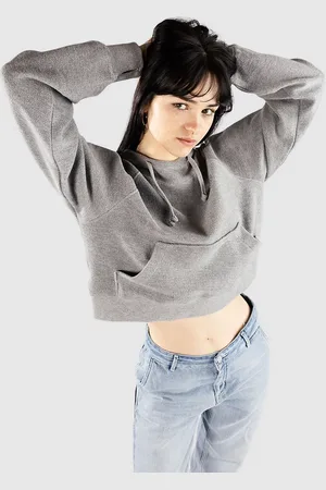 Ninth Hall Boxy Crop Reverse Terry Hoodie
