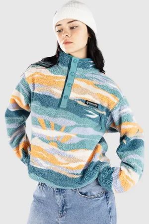 Columbia Helvetia II Printed Cropped Half Snap Zip Ho
