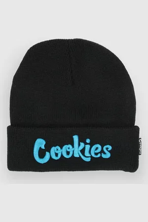 Cookies Original Mint Embroidered Knit Beanie blue