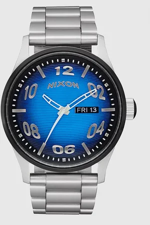 Nixon The Sentry Stainless Steel Watch polar blue
