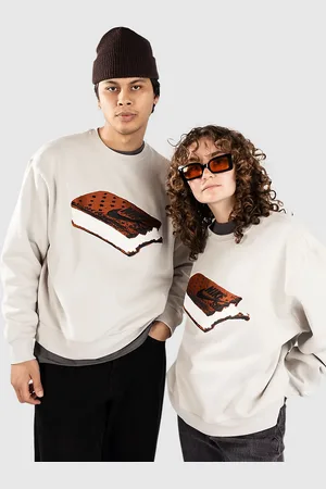 Nike SB Skate Fleece Crew Sweater white