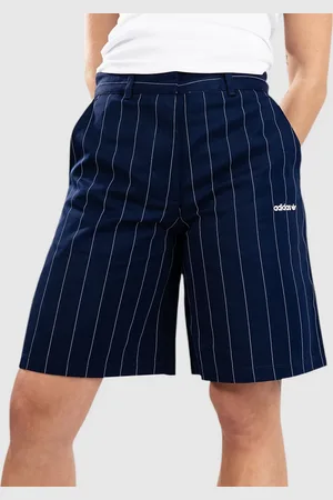 adidas Pinstripe Shorts owhite