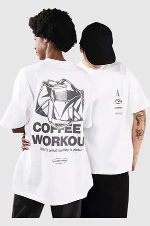 Another Cotton Lab Coffee And Workout Oversized T-Shirt
