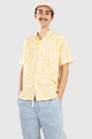Fat Moose Zane Cotton Linen Shirt ecru