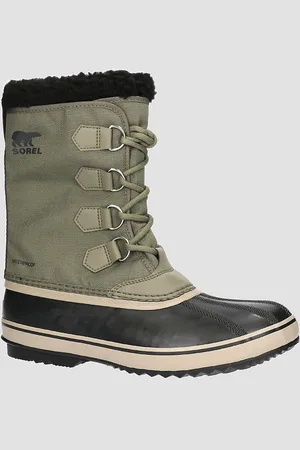 sorel 1964 Pac Nylon WP Winter Shoes dark moss