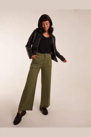 Blue Vanilla Wide Leg Trousers - 10 /