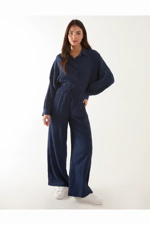 Blue Vanilla Waffle Shirt & Trousers Set - ONE /