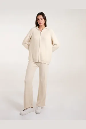 Blue Vanilla Zip Front Hoodie Tracksuit Set - ONE /