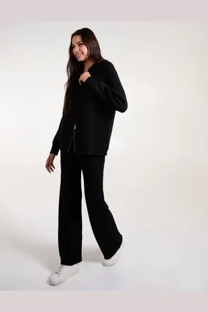 Blue Vanilla Zip Front Hoodie Tracksuit Set - ONE /