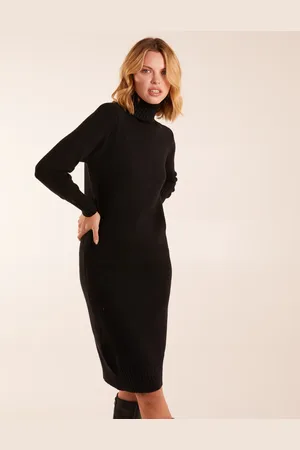 Blue Vanilla Roll Neck Jumper Dress - S/M /