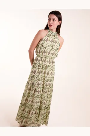 Blue Vanilla Halter Neck Maxi Dress - 8 /