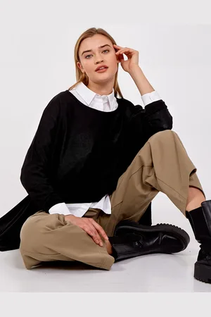 Blue Vanilla Oversized Hanky Hem Top - M/L /