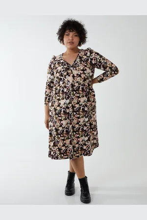 Blue Vanilla Curve Twist Front Midi Dress - 22 /