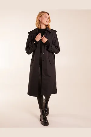 Blue Vanilla Longline Mac Coat - 10 /