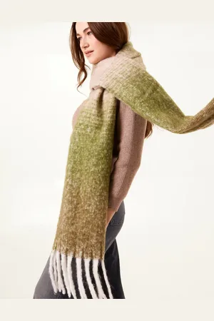 Blue Vanilla Ombré Brushed Scarf - ONE /