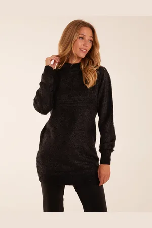 Blue Vanilla High Neck Long Jumper - S/M /