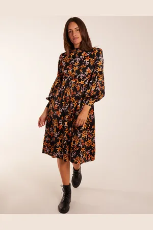 Blue Vanilla High Neck Long Sleeve Dress - 12 /