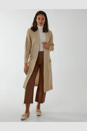 Blue Vanilla Edge to Edge Knitted Long Cardigan - M/L /