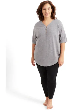 Blue Vanilla Curve Zip Front Top - 26/28 /