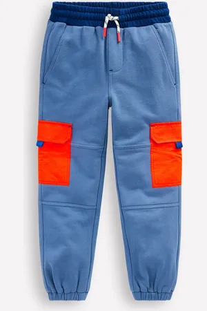 Boden Ripstop Cargo Joggers-Robot Blue Male