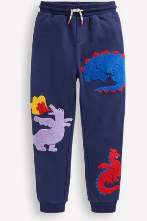 Boden Fun Joggers-Starboard Blue Boucle Dragon Male