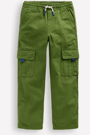 Boden Everyday Cargo Trousers-Brocolli Green Male