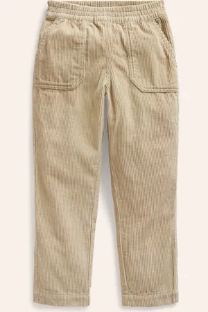 Boden Pull-On Cord Trousers-Soft Stone Male