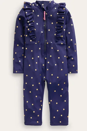 Boden Sun Safe Surf Suit-Navy, Gold Spot Female