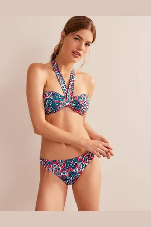 Boden Classic Bikini Bottoms-Dahlia Red, Botanic Terrace Female