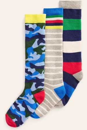 Boden Ski Socks 3 Pack-Multi Male