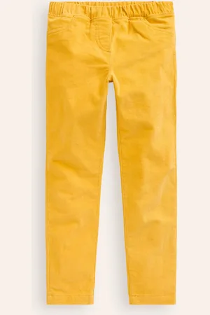 Boden Cord Leggings-Canary Yellow Female