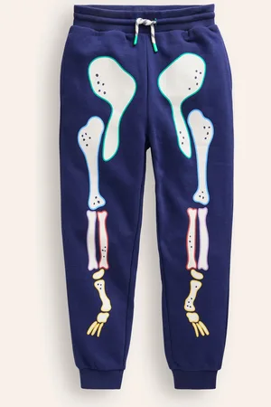 Boden Glow Halloween Joggers-College Navy Male
