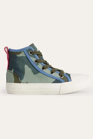 Boden Canvas High Top-Camo Unisex