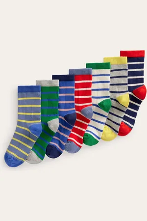 Boden Sock Box 7 Pack-Multi Male