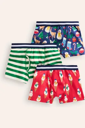 Boden Boxers 3 Pack-Multi Christmas Male