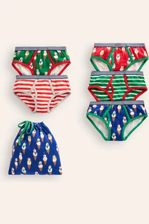 Boden Pants 5 Pack-Multi Christmas Male