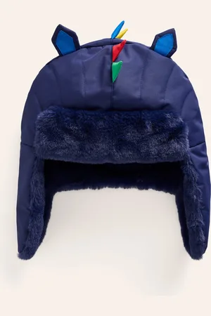 Boden Trapper Hat-College navy Male