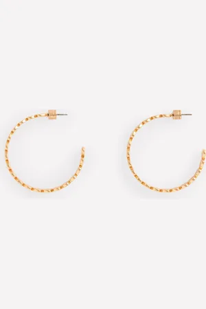 Boden Metal Heart Earrings-Gold Female