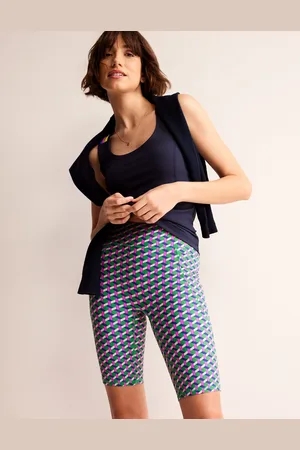 Boden High Waist Pocket Shorts-Multi, Honeycomb Geo Female