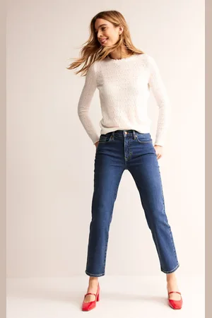 Boden Mid Rise Slim Leg Jeans-Mid Vintage Female
