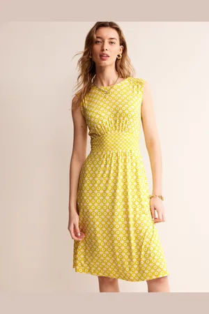 Boden Thea Sleeveless Short Dress-Passionfruit, Blossom tile Female