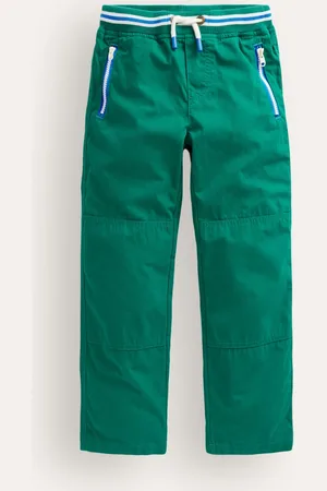 Boden Cosy Lined Trousers-Jewel Green Male