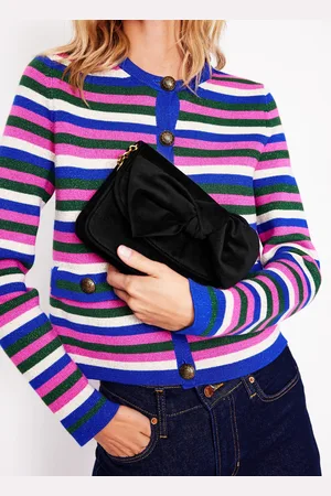 Boden Bow Evening Bag-Black Female